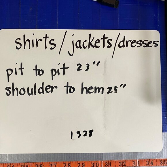 Anthropologie Holding Horses Women Small Denim Blue Frayed Hem Tunic Linen Blend - Picture 8 of 8